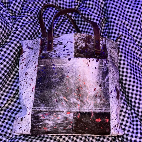 American darling leather tote
